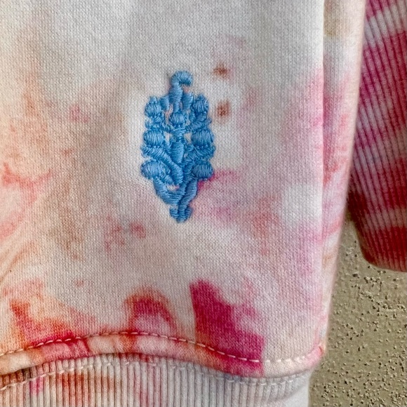 NWOT Free People Movement Sprint to The Finish Printed Hoodie - Sz Small - Picture 12 of 13